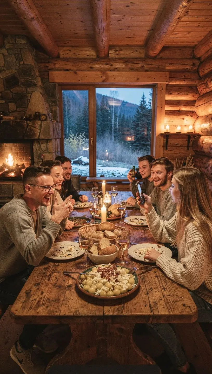 Turistická skupina so sprievodcom obdivujúca historický hrad v slovenskej prírode počas plánovaného víkendového pobytu.